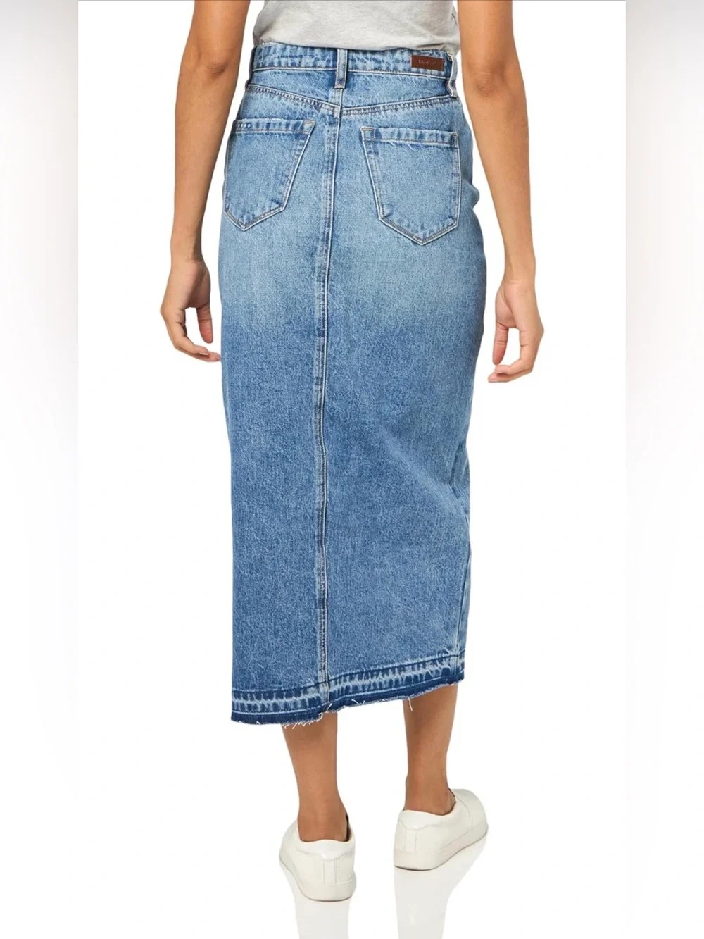 [BLANK𝑵𝒀𝑪] Double Duty High-Rise Midi Denim Skirt | size 29 / 8 Blank NYC 🩵